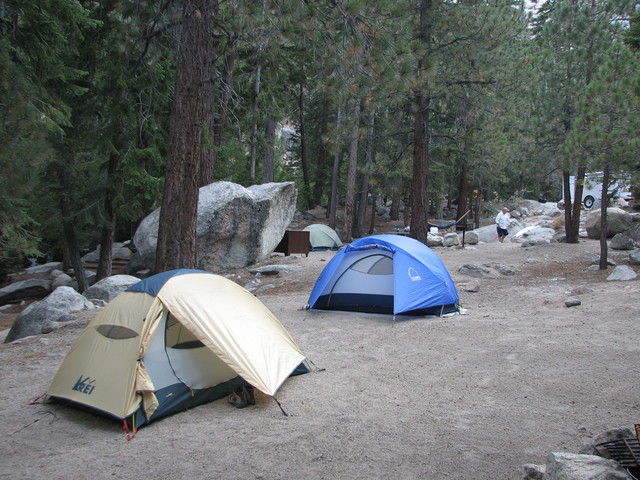 Our campground at Whitney Portal