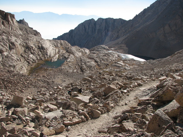 Halfway up the incredibly difficult 99 switchbacks