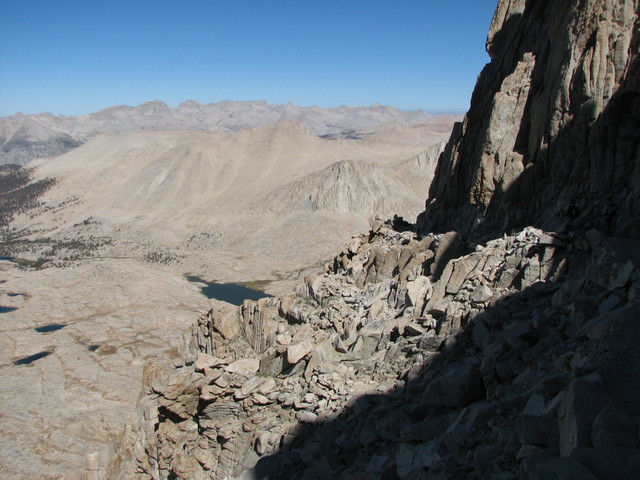 Guitar lake, on the other side of Mt Whitney