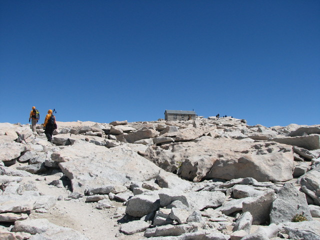 11:50am. Finally, my first view of the summit.