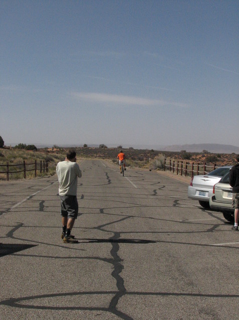 Jim starting the first leg