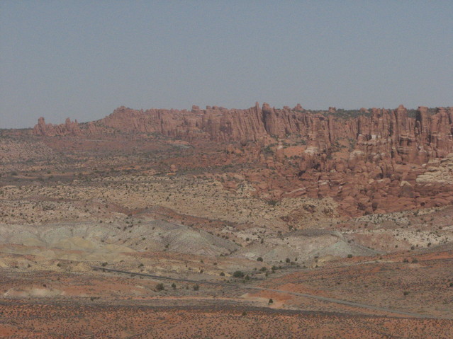 Street through Arches National Park
