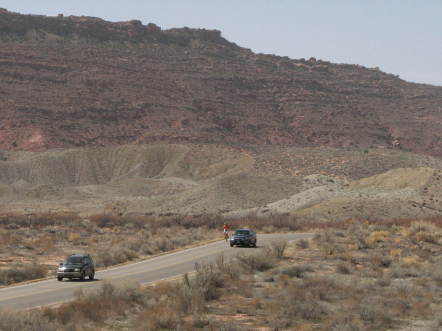 Jim approaching the transfer point