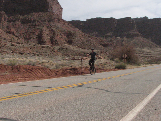 Marc just passing through at the checkpoint