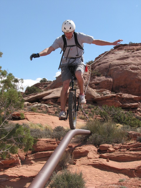 riding the wobbly pipe