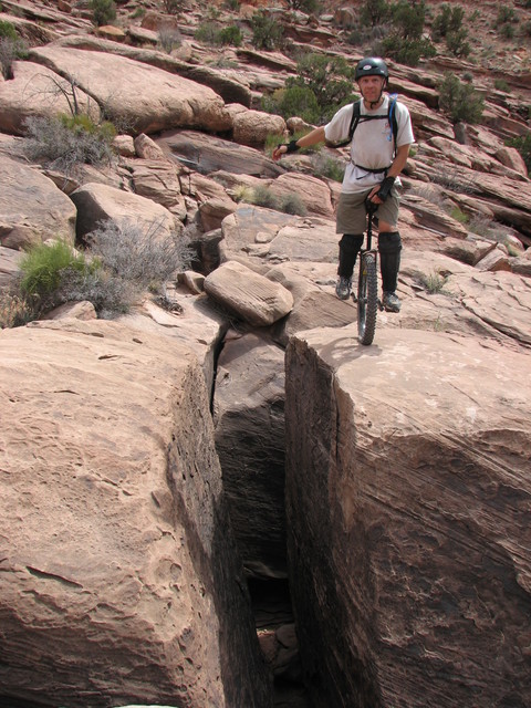 Chris, hopping the gap: before