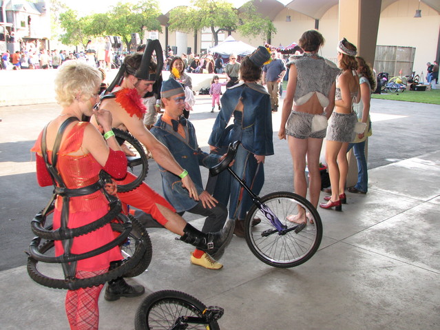 img_7701.jpg: Stretching before the show